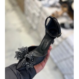 کفش مجلسی مدل پاپیونی رنگ مشکی